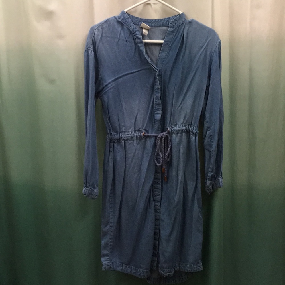 a • new • day denim dress (size xs)